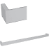 Rohl Quartile 30" Towel Bar Polished Chrome