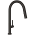 Rohl Lux 1.8 GPM Single Hole Pull Down Kitchen Faucet Matte Black