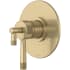 Rohl Amahle Two Independent Function Thermostatic Valve Trim Only with Single Lever Handle and Integrated Diverter - Less Rough In Antique Gold