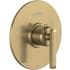 Rohl Apothecary Thermostatic Valve Trim Only with Single Lever Handle - Less Rough In Antique Gold