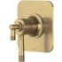 Rohl Graceline Two Independent Function Thermostatic Valve Trim Only with Single Lever Handle, Integrated Diverter, and Volume Control - Less Rough In Antique Gold