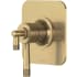 Rohl Graceline Three Independent Function Thermostatic Valve Trim Only with Single Lever Handle, Integrated Diverter, and Volume Control - Less Rough In Antique Gold