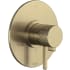 Rohl Tenerife Two Independent and One Shared Function Thermostatic Valve Trim Only with Single Lever Handle, Integrated Diverter, and Volume Control - Less Rough In Antique Gold