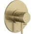 Rohl Tenerife Three Independent Function Thermostatic Valve Trim Only with Single Lever Handle, Integrated Diverter, and Volume Control - Less Rough In Antique Gold