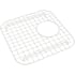 Rohl Allia 13" L x 13" W Stainless Steel Basin Rack with Rubber Feet Biscuit