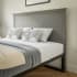 Roseto Dion Queen Rubberwood Pattern Headboard Gray Wash