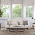 Roseto Ruperto 76" Wide Wood Framed Fabric Futon Stone
