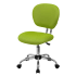 Roseto 23-1/2" Wide Mesh Swivel Task Chair Apple Green