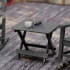 Roseto Joziah 20" Wide Plastic Top Polyethylene Accent Table Gray