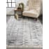 Roseto Lodge 5' x 8' Hand Woven Rustic Farmhouse Lodge Area Rug From the Bandera Collection Gray