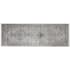 Roseto Portal 2-3/4' x 8' Cotton and Viscose Transitional Runner From the Salem Collection Charcoal