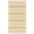Roseto Glennview Pass 2' x 3' Polyester Hand Woven Nautical Stripe Indoor/Outdoor Rectangular Throw Rug Golden Wheat
