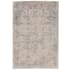 Roseto Sadie 1-3/4' x 2-3/4' Vintage Rectangular Throw Rug From the Stefen Collection Soft Gray