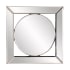 Roseto Lula 12" W x 12" H Square Glass Framed Bathroom Mirror N/A