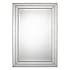Roseto 23-7/8" W x 33-7/8" H Rectangular Framed Bathroom Mirror Metallic Silver