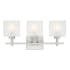 Roseto Kamloops 3 Light 23" Wide Vanity Light Brushed Nickel