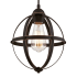 Roseto Saint Albert Single Light 9" Wide Mini Pendant Oil Rubbed Bronze