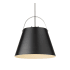 Roseto Carrillo 13" Wide Pendant Matte Black / Brushed Nickel