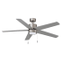 RP Lighting and Fans Aldea VI 52" 5 Blade Indoor LED Ceiling Fan Brushed Nickel / Brushed Nickel