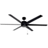 RP Lighting and Fans Aldea X 60" 6 Blade Indoor Ceiling Fan Black / Black