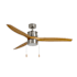 RP Lighting and Fans Torque 52" 3 Blade Indoor Integrated LED Ceiling Fan Brushed Nickel / Natural Maple