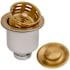 Ruvati Accessories 3-1/2" Stainless Steel Basket Strainer Gold