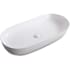 Ruvati Vista 32" Oval Porcelain Vessel Bathroom Sink White
