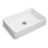 Ruvati Vista 24" Rectangular Porcelain Vessel Bathroom Sink White