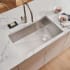 Ruvati Gravena 32" Undermount Single Basin 16 Gauge Stainless Steel Kitchen Sink with Basin Rack and Basket Strainer Stainless Steel