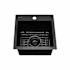 Ruvati Terraza 15" Drop In Single Basin Stainless Steel Bar Sink with Basin Rack and Basket Strainer Gunmetal Black