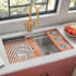Ruvati Roma 33-1/2" Undermount Single Basin Stainless Steel Kitchen Sink with Sound Dampening Stainless Steel