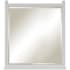 Sagehill Designs Luke 37" W x 38" H Rectangular Wood Framed Bathroom Wall Mirror Studio White