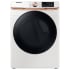 Samsung 27 Inch Wide 7.5 Cu. Ft. Energy Star Certified Electric Dryer with Steam Sanitize+ Ivory