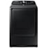 Samsung 27 Inch Wide 7.4 Cu. Ft. Gas Dryer with Steam Sanitize+ Brushed Black
