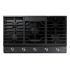 Samsung 36 Inch Wide 5 Burner Gas Cooktop Fingerprint Resistant Black Stainless Steel