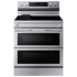 Samsung 30 Inch Wide 6.3 Cu. Ft. Free Standing Electric Range with Flex Duo™ and Air Fry Stainless