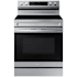Samsung 30 Inch Wide 6.3 Cu. Ft. Free Standing Electric Range with Air Fry Stainless Steel