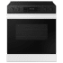 Samsung Bespoke 30 Inch Wide 6.3 Cu. Ft. Slide In Electric Range with Air Fry and Convection White Glass