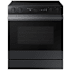 Samsung Bespoke 30 Inch Wide 6.3 Cu. Ft. Energy Star Certified Slide In Electric Range with Air Fry and Air Sous Vide Matte Black Steel