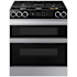 Samsung Bespoke 30 Inch Wide 6 Cu. Ft. Slide In Gas Range with Flex Duo and Illuminated Precision Knobs Stainless Steel