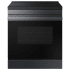 Samsung Bespoke 30 Inch Wide 6.3 Cu. Ft. Slide In Fingerprint Resistant Induction Range with Broil Element and Steam Clean Matte Black Steel