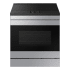 Samsung Bespoke 30 Inch Wide 6.3 Cu. Ft. Slide In Induction Range with Air Sous Vide and LCD Display Stainless