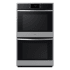Samsung 30 Inch Wide 10.2 Cu. Ft. Electric Double Oven with Gliding Rack Stainless