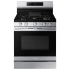 Samsung 30 Inch Wide 6 Cu. Ft. Free Standing Gas Range with No Pre-Heat Air Fry and Convection Fingerprint Resistant Stainless Steel