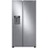Samsung 36 Inch Wide 27.4 Cu. Ft. Energy Star Certified Fingerprint Resistant Side By Side Refrigerator with External Water and Ice Dispenser and LED Lighting Fingerprint Resistant Stainless Steel