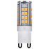 Satco Lighting 3.5 Watt T4 G9 LED Bulb- 330 Lumens, 3000K, and 80CRI Clear