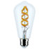 Satco Lighting Starfish 6 Watt Dimmable ST19 Medium (E26) LED Smart Bulb- 450 Lumens, 2700K, 5000K, and 90CRI Clear