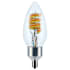 Satco Lighting Starfish 4 Watt Dimmable B11 Candelabra (E12) LED Smart Bulb- 300 Lumens, 2700K, 5000K, and 90CRI Clear