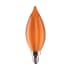 Satco Lighting Single 2 Watt Dimmable CA11 Candelabra (E12) LED Bulb - 100 Lumens, 2100K, and 80CRI Spun Amber