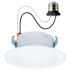 Satco Lighting ColorQuick 4" Integrated LED Open Recessed Trim and New Construction / Remodel Housing- Airtight White